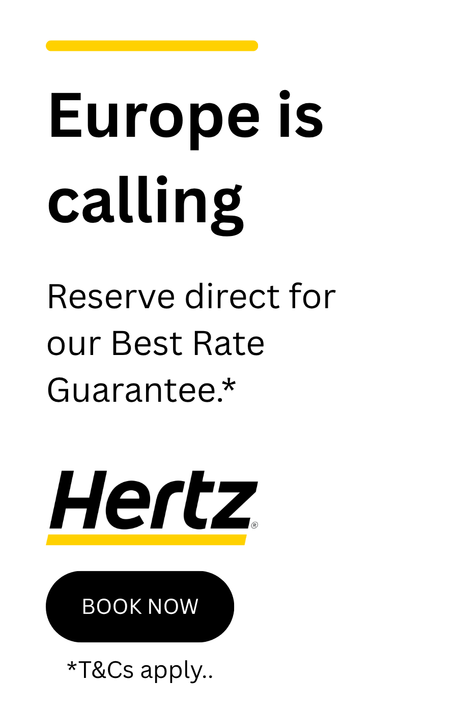 Hertz Banner